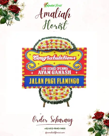 Sewa Papan Bunga Peso